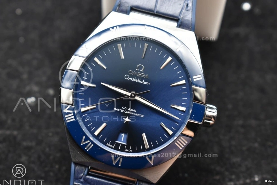 Best SS Edition VSF Dial Clone Strap A8900 on Blue Super Ceramic Gummy Blue Blue Constellation 1:1 0108